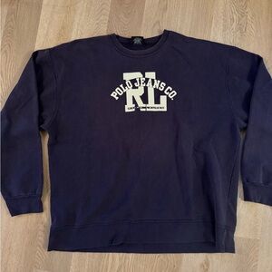 Vintage Ralph Lauren Crew Neck Sweatshirt Dark Purple